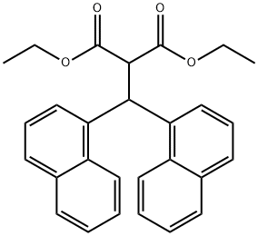 Diethyl 2-(di(naphthalen-1-yl)methyl)malonate Structural