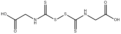 Glycine, N,N'-(dithiodicarbonothioyl)bis- (9CI) Structural
