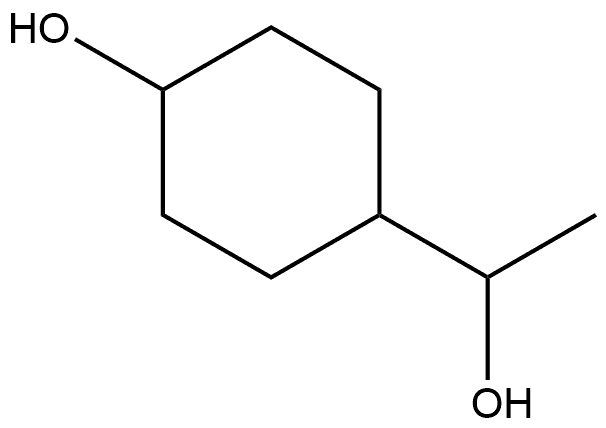 Cyclohexanemethanol, 4-hydroxy-α-methyl- Structural