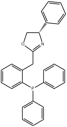Oxazole, 2-[[2-(diphenylphosphino)phenyl]methyl]-4,5-dihydro-4-phenyl-, (4S)- Structural
