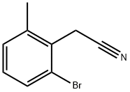 Benzeneacetonitrile, 2-bromo-6-methyl- Structural