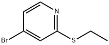 Pyridine, 4-bromo-2-(ethylthio)- Structural