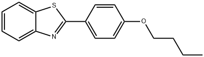 Benzothiazole, 2-(4-butoxyphenyl)- Structural