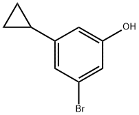 Phenol, 3-bromo-5-cyclopropyl- Structural