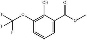 Benzoic acid, 2-hydroxy-3-(trifluoromethoxy)-, methyl ester Structural