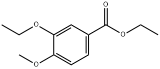 Benzoic acid, 3-ethoxy-4-methoxy-, ethyl ester Structural