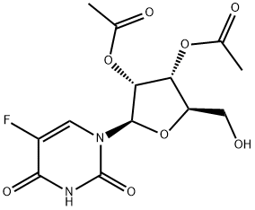 Uridine, 5-fluoro-, 2',3'-diacetate Structural