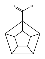 Hexacyclo[4.4.0.02,5.03,9.04,8.07,10]decanecarboxylic acid Structural