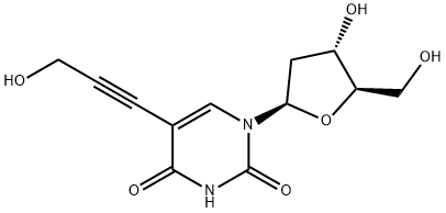 Uridine, 2'-deoxy-5-(3-hydroxy-1-propyn-1-yl)- Structural