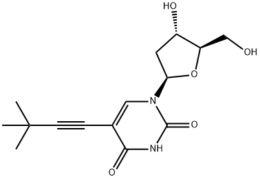 Uridine, 2'-deoxy-5-(3,3-dimethyl-1-butyn-1-yl)- Structural