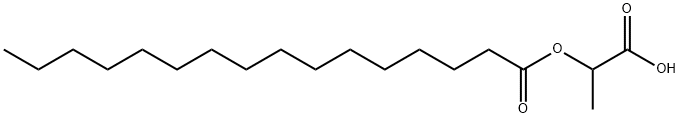 Hexadecanoic acid, 1-carboxyethyl ester Structural