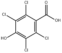 Benzoic acid, 2,3,5,6-tetrachloro-4-hydroxy- Structural