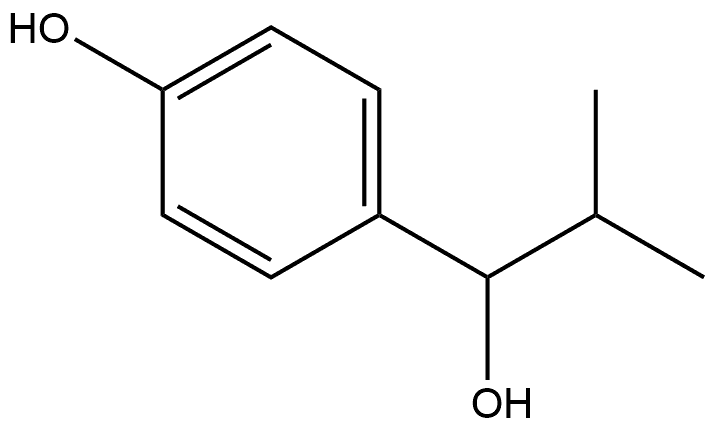 Benzenemethanol, 4-hydroxy-α-(1-methylethyl)- Structural