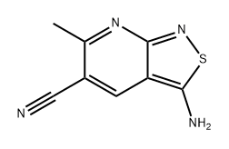 Isothiazolo[3,4-b]pyridine-5-carbonitrile, 3-amino-6-methyl- Structural