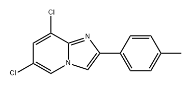 Imidazo[1,2-a]pyridine, 6,8-dichloro-2-(4-methylphenyl)- Structural