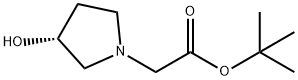 1-Pyrrolidineacetic acid, 3-hydroxy-, 1,1-dimethylethyl ester, (3R)-