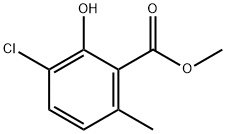 methyl 3-chloro-2-hydroxy-6-methylbenzoate Structural