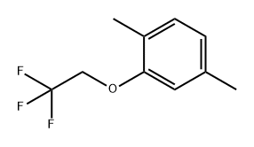 Benzene, 1,4-dimethyl-2-(2,2,2-trifluoroethoxy)- Structural