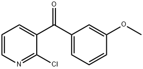 Methanone, (2-chloro-3-pyridinyl)(3-methoxyphenyl)- Structural