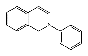Benzene, 1-ethenyl-2-[(phenylthio)methyl]- Structural