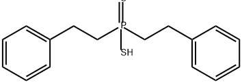 Diphenethylphosphinodithioic acid Structural