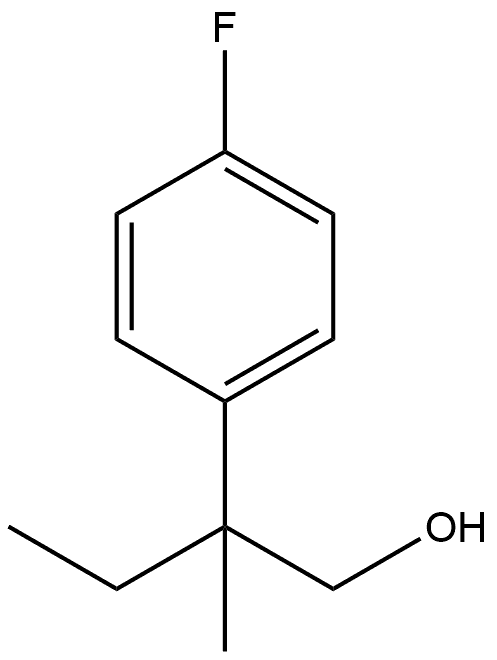 Benzeneethanol, β-ethyl-4-fluoro-β-methyl- Structural