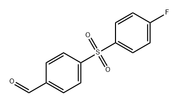 Benzaldehyde, 4-[(4-fluorophenyl)sulfonyl]- Structural