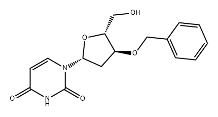 Uridine, 2'-deoxy-3'-O-(phenylmethyl)- Structural