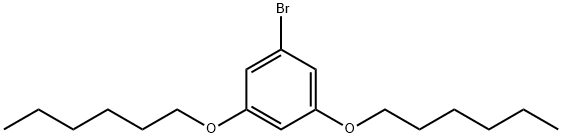 Benzene, 1-bromo-3,5-bis(hexyloxy)- Structural