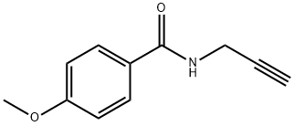 Benzamide, 4-methoxy-N-2-propyn-1-yl- Structural