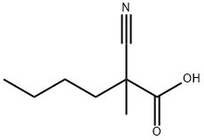 Hexanoic acid, 2-cyano-2-methyl- Structural