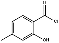 Benzoyl chloride, 2-hydroxy-4-methyl- Structural
