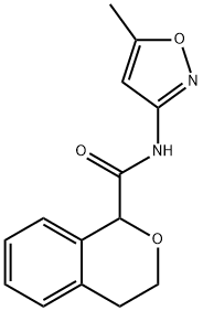 N-(5-Methylisoxazol-3-yl)isochroman-1-carboxamide Structural