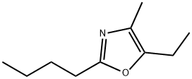 Oxazole, 2-butyl-5-ethyl-4-methyl- Structural