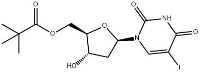uridine, 2-deoxy-5-iodo-, 5-(2,2-dimethylpropanoate) Structural