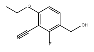 Benzonitrile, 6-ethoxy-2-fluoro-3-(hydroxymethyl)- Structural
