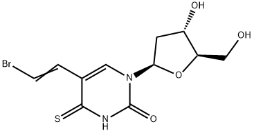 Uridine, 5-(2-bromoethenyl)-2'-deoxy-4-thio- (9CI) Structural