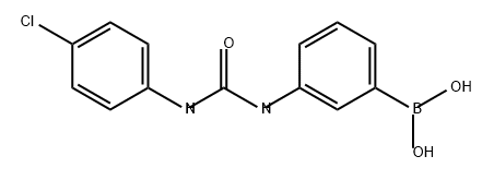 Boronic acid, B-[3-[[[(4-chlorophenyl)amino]carbonyl]amino]phenyl]- Structural
