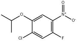 Benzene, 1-chloro-5-fluoro-2-(1-methylethoxy)-4-nitro- Structural