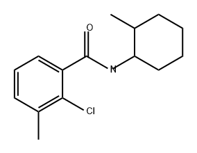 Benzamide, 2-chloro-3-methyl-N-(2-methylcyclohexyl)- Structural