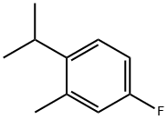 Benzene, 4-fluoro-2-methyl-1-(1-methylethyl)- Structural