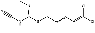 1-CYANO-2-(5,5-DICHLORO-2-METHYLPENTA-2,4-DIENYL)-3-METHYLISOTHIOUREA