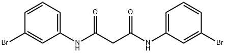 Propanediamide, N1,N3-bis(3-bromophenyl)- Structural