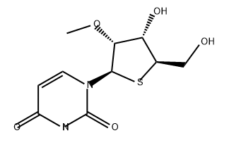 Uridine, 2'-O-methyl-4'-thio- Structural