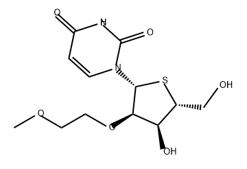 Uridine, 2'-O-(2-methoxyethyl)-4'-thio- (9CI) Structural