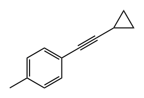 Benzene, 1-(2-cyclopropylethynyl)-4-methyl- Structural