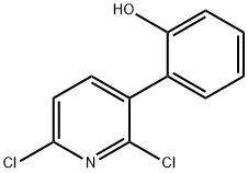 Phenol, 2-(2,6-dichloro-3-pyridinyl)- Structural