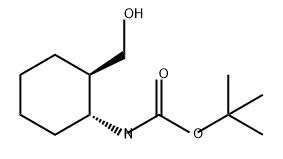 Carbamic acid, [(1R,2R)-2-(hydroxymethyl)cyclohexyl]-, 1,1-dimethylethyl ester (9CI) Structural