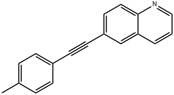 Quinoline, 6-[2-(4-methylphenyl)ethynyl]- Structural