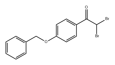Ethanone, 2,2-dibromo-1-[4-(phenylmethoxy)phenyl]- Structural